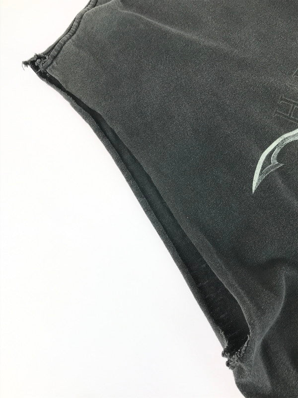【中古品】【メンズ】 HARLEY DAVIDSON ハーレーダビッドソン 00's SKULL NOSLEEVE CUSTOM 2000年代 スカル ノースリーブ カスタム ランニングシャツ トップス ヴィンテージ 146-250814-rt-04-tag サイズ：XL カラー：チャコールグレー 万代Net店