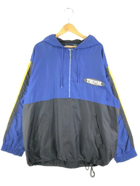【中古品】【メンズ】 T.W.ISM トゥイズム HALF ZIP NYLON JACKET ハーフジップナイロンジャケット アウター 146-230730-mo-05-tag サイズ：L カラー：ブルー 万代Net店