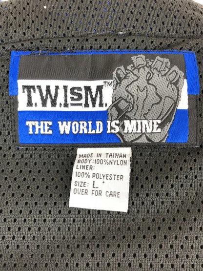 【中古品】【メンズ】 T.W.ISM トゥイズム HALF ZIP NYLON JACKET ハーフジップナイロンジャケット アウター 146-230730-mo-05-tag サイズ：L カラー：ブルー 万代Net店