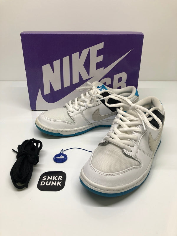 【中古品】【メンズ】 NIKE SB ナイキエスビー BQ6817-101 DUNK LOW 靴 シューズ スニーカー 160-260823-AS-13-hon サイズ：27.5cm カラー：ホワイト/ブルー 万代Net店