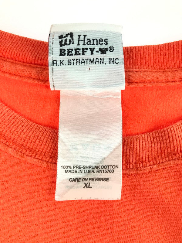 【中古品】【メンズ】 HARLEY DAVIDSON ハーレーダビッドソン LOGO PRINT S/S TEE ロゴプリント ショートスリーブ Tシャツ 半袖Tシャツ トップス 145-250814-rt-05-tag サイズ：XL カラー：オレンジ 万代Net店