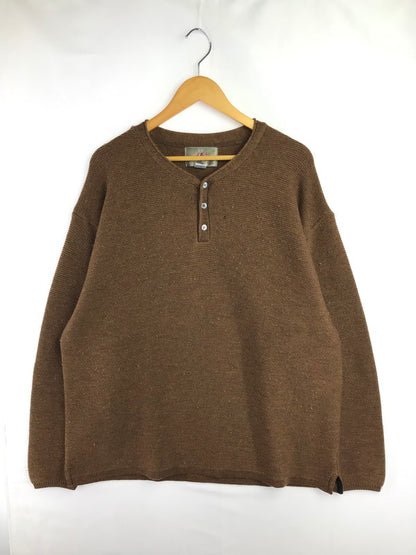 【中古品】【メンズ】 ITTY－BITTY イッティビッティ KNIT PLO 3 ニット ポロ 3 トップス 141-260825-rt-06-tagh サイズ：XL カラー：ブラウン 万代Net店