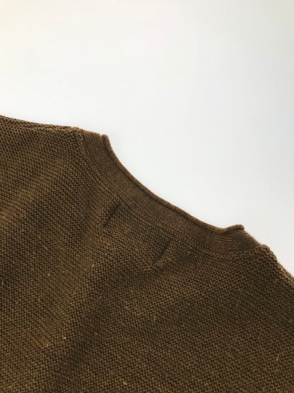 【中古品】【メンズ】 ITTY－BITTY イッティビッティ KNIT PLO 3 ニット ポロ 3 トップス 141-260825-rt-06-tagh サイズ：XL カラー：ブラウン 万代Net店