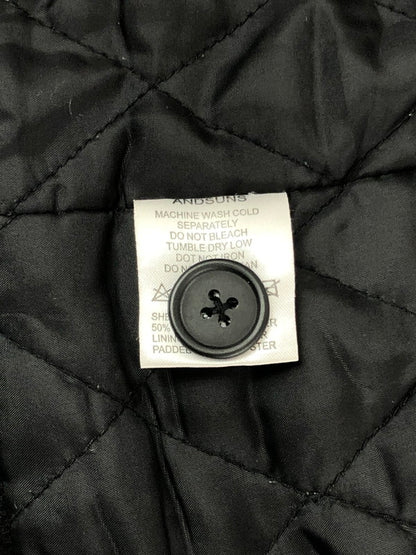 【中古品】【メンズ】 ANDSUNS WOOL VARSITY JACKET アンドサンズ ウール バーシティージャケット スタジャン アウター 142-240122-kk-04-tag サイズ：M カラー：ブラック/レッド 万代Net店
