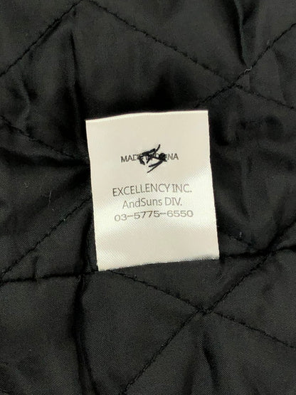 【中古品】【メンズ】 ANDSUNS WOOL VARSITY JACKET アンドサンズ ウール バーシティージャケット スタジャン アウター 142-240122-kk-04-tag サイズ：M カラー：ブラック/レッド 万代Net店