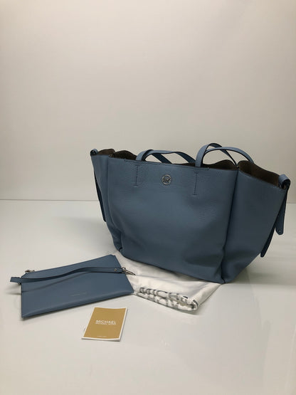 【中古品】【レディース】 MICHAEL KORS マイケルコース 30S2S7FT3L407 FREYA オープントートバッグ ラージ カバン 188-260823-AS-5-hon カラー：ブルー 万代Net店