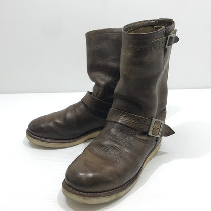 【中古品】【メンズ】 RED WING レッドウィング ENGINEER BOOTS 2975 エンジニアブーツ USA製 靴 164-250123-yk-10-tag サイズ：28cm/US10 カラー：ダークブラウン 万代Net店