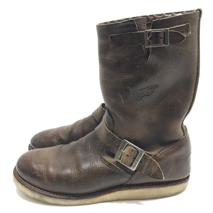 【中古品】【メンズ】 RED WING レッドウィング ENGINEER BOOTS 2975 エンジニアブーツ USA製 靴 164-250123-yk-10-tag サイズ：28cm/US10 カラー：ダークブラウン 万代Net店