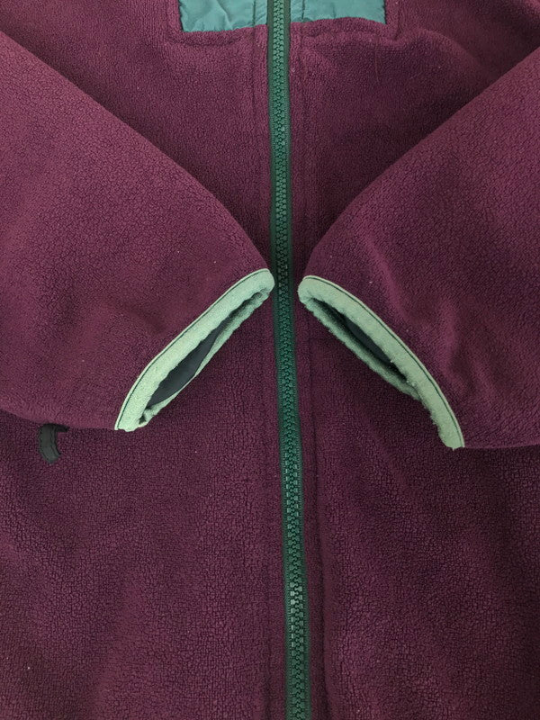 【現状渡し品】【メンズ】 Columbia コロンビア 90'S ZIPUP FLEECE JACKET 90年代 ジップアップ フリースジャケット ライトアウター 144-230728-kk-59-tag サイズ：表記消え 下記参照 カラー：パープル 万代Net店