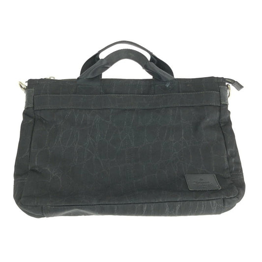 【現状渡し品】【メンズ】 Vivienne Westwood ヴィヴィアンウエストウッド CANVAS 2WAY BRIEF CASE VWM751 キャンバス 2WAY ブリーフケース カバン 180-231227-kk-07-tag カラー：ブラック 万代Net店