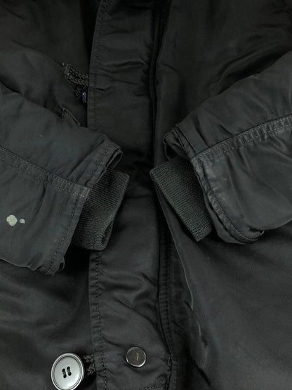 【ジャンク品】【メンズ】 ALPHA INDUSTRIES N-3B FLIGHT JACKET MIL-J-0279 1615-573-8335 アルファインダストリーズ N-3B フライトジャケット アウター 145-240301-kk-34-tag サイズ：S カラー：ブラック 万代Net店