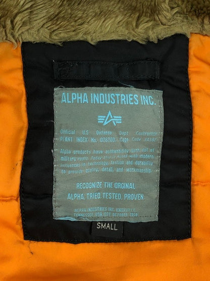 【ジャンク品】【メンズ】 ALPHA INDUSTRIES N-3B FLIGHT JACKET MIL-J-0279 1615-573-8335 アルファインダストリーズ N-3B フライトジャケット アウター 145-240301-kk-34-tag サイズ：S カラー：ブラック 万代Net店