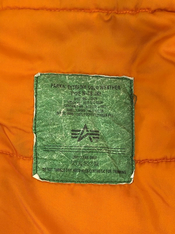 【ジャンク品】【メンズ】 ALPHA INDUSTRIES N-3B FLIGHT JACKET MIL-J-0279 1615-573-8335 アルファインダストリーズ N-3B フライトジャケット アウター 145-240301-kk-34-tag サイズ：S カラー：ブラック 万代Net店