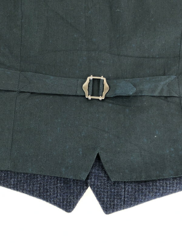 【中古品】【メンズ】 LARDINI VEST ラルディーニ ベスト ジレ 141-230411-mo-07-tag サイズ：44 カラー：ネイビー 万代Net店