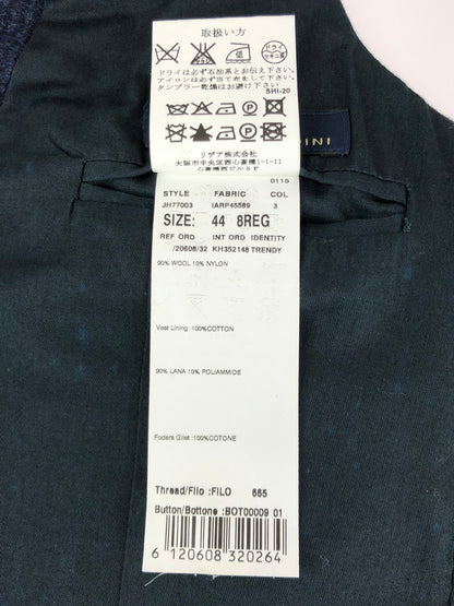【中古品】【メンズ】 LARDINI VEST ラルディーニ ベスト ジレ 141-230411-mo-07-tag サイズ：44 カラー：ネイビー 万代Net店