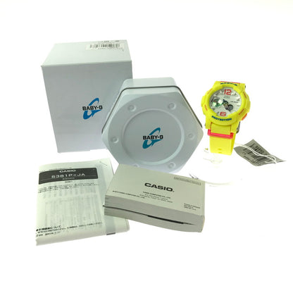 【中古品】【レディース】 BABY-G ベイビージー SMARTPHONE LINK Series BSA-B100-1ADR アナログ デジタル 海外モデル クォーツ 時計 196-260621-rt-26-tagh カラー：ブラック 万代Net店