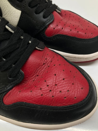 【中古品】【メンズ】 NIKE ナイキ AIR JORDAN 1 RETRO HIGH OG BRED TOE 555088-610 エアジョーダン 1 レトロ ハイ オリジナル ブレッドトゥ スニーカー 靴 160-260718-kk-05-hon カラー：GYM RED/BLACK-SUMMIT WHITE 万代Net店