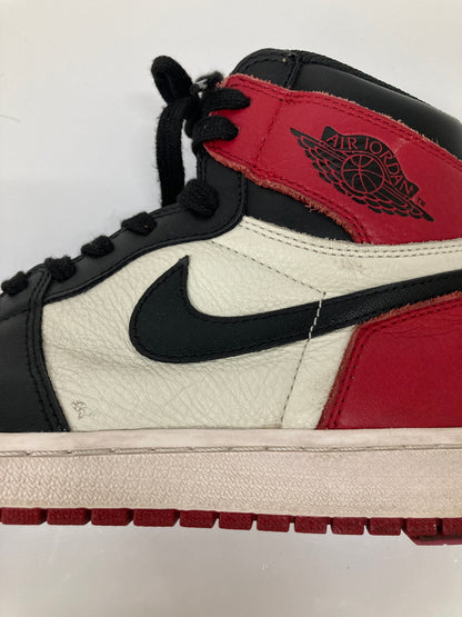 【中古品】【メンズ】 NIKE ナイキ AIR JORDAN 1 RETRO HIGH OG BRED TOE 555088-610 エアジョーダン 1 レトロ ハイ オリジナル ブレッドトゥ スニーカー 靴 160-260718-kk-05-hon カラー：GYM RED/BLACK-SUMMIT WHITE 万代Net店