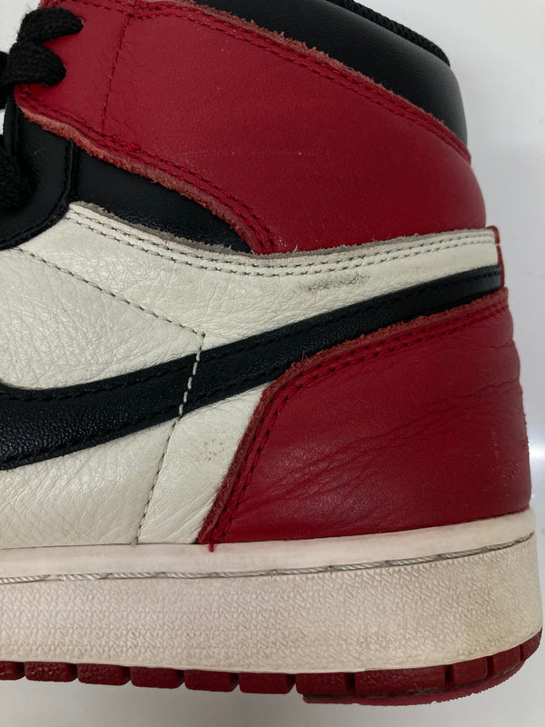 【中古品】【メンズ】 NIKE ナイキ AIR JORDAN 1 RETRO HIGH OG BRED TOE 555088-610 エアジョーダン 1 レトロ ハイ オリジナル ブレッドトゥ スニーカー 靴 160-260718-kk-05-hon カラー：GYM RED/BLACK-SUMMIT WHITE 万代Net店
