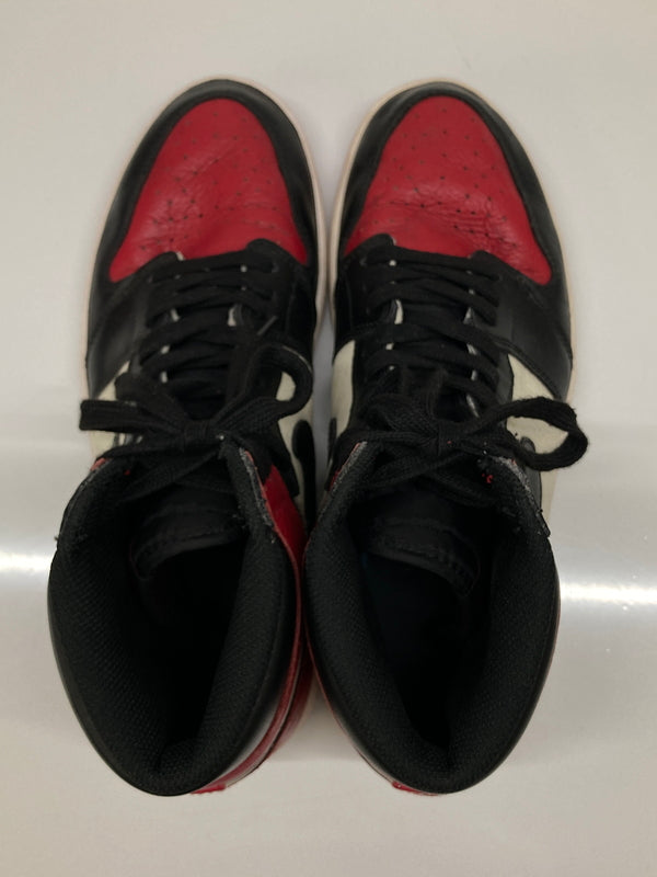 【中古品】【メンズ】 NIKE ナイキ AIR JORDAN 1 RETRO HIGH OG BRED TOE 555088-610 エアジョーダン 1 レトロ ハイ オリジナル ブレッドトゥ スニーカー 靴 160-260718-kk-05-hon カラー：GYM RED/BLACK-SUMMIT WHITE 万代Net店