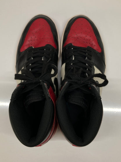 【中古品】【メンズ】 NIKE ナイキ AIR JORDAN 1 RETRO HIGH OG BRED TOE 555088-610 エアジョーダン 1 レトロ ハイ オリジナル ブレッドトゥ スニーカー 靴 160-260718-kk-05-hon カラー：GYM RED/BLACK-SUMMIT WHITE 万代Net店