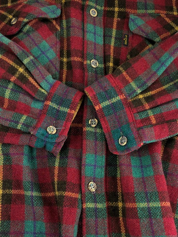【中古品】【メンズ】 L/S FLANNEL CHECK SHIRT VINTAGE ロングスリーブ フランネル チェックシャツ 長袖シャツ 145-240202-kk-10-tag サイズ：3L カラー：マルチカラー 万代Net店