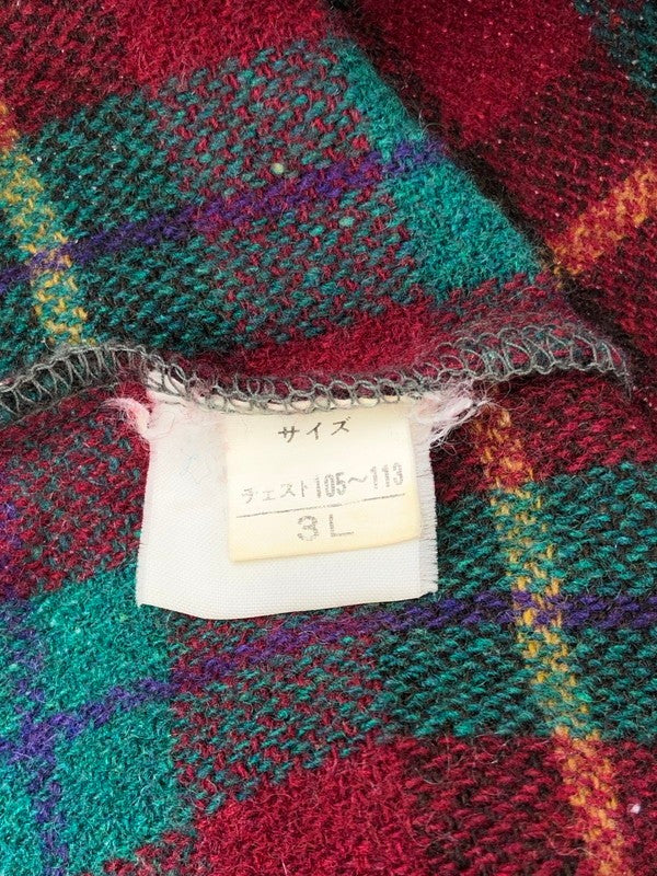 【中古品】【メンズ】 L/S FLANNEL CHECK SHIRT VINTAGE ロングスリーブ フランネル チェックシャツ 長袖シャツ 145-240202-kk-10-tag サイズ：3L カラー：マルチカラー 万代Net店