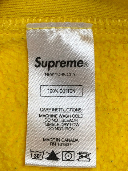 【中古品】【メンズ】 Supreme シュプリーム BANDANA BOX LOGO HOODED SWEATSHIRT バンダナ ボックスロゴ フーデッド スウェットシャツ パーカー トップス 149-250731-yy-03-tag サイズ：XL カラー：イエロー 万代Net店