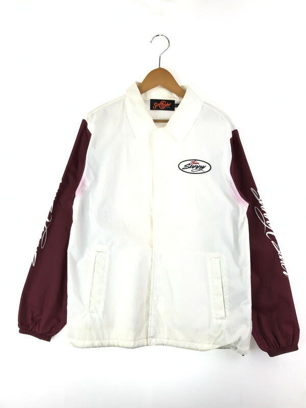 【中古品】【メンズ】 SUNNY C SIDER サニーシーサイダー RACING COACH JACKET レーシング コーチジャケット ライトアウター 142-231222-kk-01-tag サイズ：M カラー：ホワイト 万代Net店