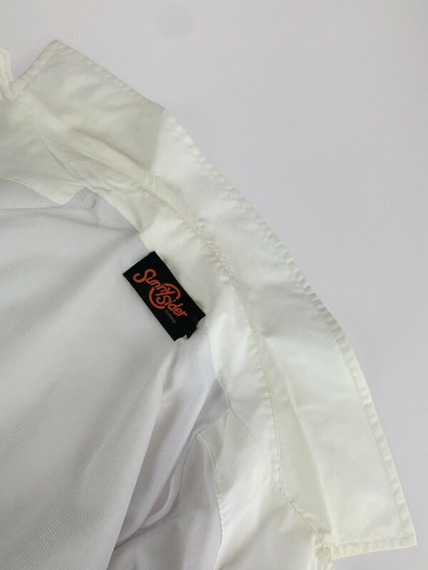 【中古品】【メンズ】 SUNNY C SIDER サニーシーサイダー RACING COACH JACKET レーシング コーチジャケット ライトアウター 142-231222-kk-01-tag サイズ：M カラー：ホワイト 万代Net店