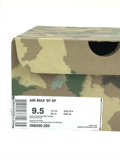 【中古品】【メンズ】 NIKE ナイキ AIR MAX 97 SP ITALY エア マックス 97 SP イタリー スニーカー 靴 160-240724-hi-06-tag サイズ：27.5cm US 9.5 カラー：DARK KHAKI/GOLDEN TUSSAH 万代Net店