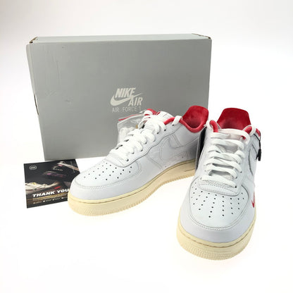 【中古美品】【メンズ】 NIKE ナイキ KITH キス AIR FORCE 1 LOW CZ7926-100 エアフォース 1 ロー スニーカー 靴 160-250221-na-10-tag サイズ：28cm US 10 カラー：WHITE/WHITE-UNIVERSITY RED 万代Net店