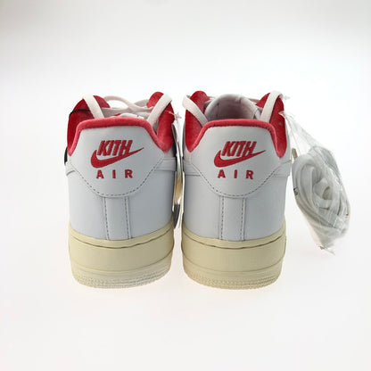 【中古美品】【メンズ】 NIKE ナイキ KITH キス AIR FORCE 1 LOW CZ7926-100 エアフォース 1 ロー スニーカー 靴 160-250221-na-10-tag サイズ：28cm US 10 カラー：WHITE/WHITE-UNIVERSITY RED 万代Net店