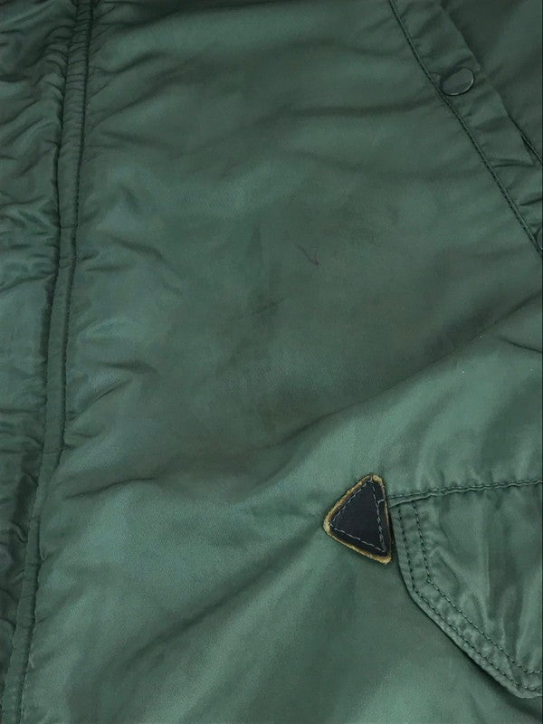 【ジャンク品】【メンズ】 UNKNOWN VINTAGE N-3B FLIGHT JACKET MIL-J-6279H 2205-224-1356 ヴィンテージ N-3B 民間用フライトジャケット アウター 146-240218-kk-48-tag サイズ：L カラー：セージグリーン 万代Net店