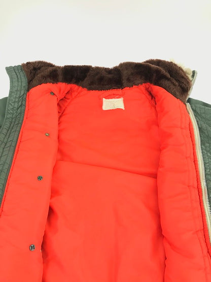 【ジャンク品】【メンズ】 UNKNOWN VINTAGE N-3B FLIGHT JACKET MIL-J-6279H 2205-224-1356 ヴィンテージ N-3B 民間用フライトジャケット アウター 146-240218-kk-48-tag サイズ：L カラー：セージグリーン 万代Net店