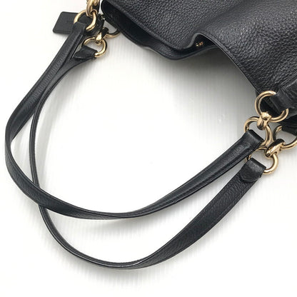 【中古品】【レディース】 COACH コーチ SHOULDER BAG F80268 ショルダーバッグ カバン 180-250127-na-08-tag カラー：ブラック 万代Net店