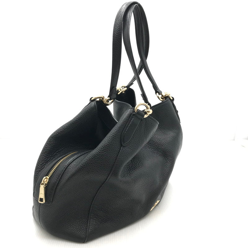 【中古品】【レディース】 COACH コーチ SHOULDER BAG F80268 ショルダーバッグ カバン 180-250127-na-08-tag カラー：ブラック 万代Net店