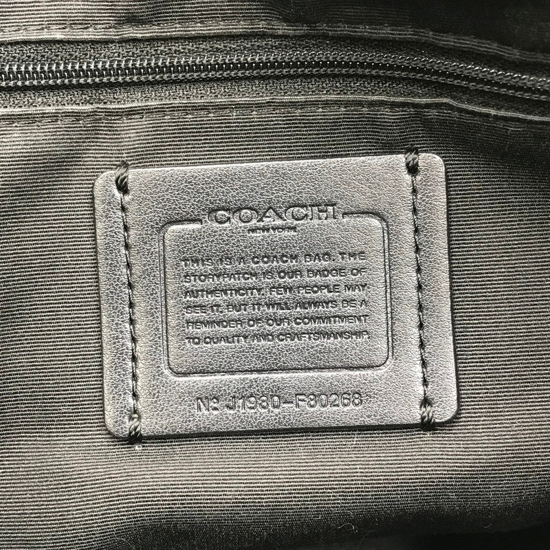 【中古品】【レディース】 COACH コーチ SHOULDER BAG F80268 ショルダーバッグ カバン 180-250127-na-08-tag カラー：ブラック 万代Net店