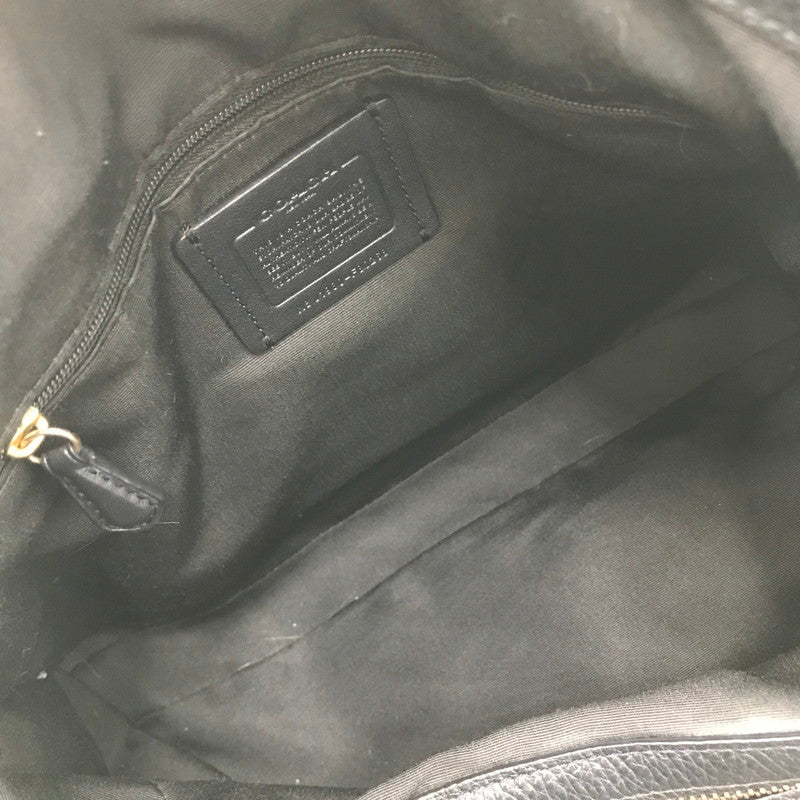 【中古品】【レディース】 COACH コーチ SHOULDER BAG F80268 ショルダーバッグ カバン 180-250127-na-08-tag カラー：ブラック 万代Net店