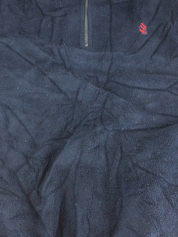【現状渡し品】【メンズ】 NAUTICA ノーティカ 90's HALF ZIP FLEECE JACKET 90年代 ハーフジップ フリースジャケット ライトアウター ヴィンテージ 146-230827-kk-02-tag サイズ：L カラー：ネイビー 万代Net店