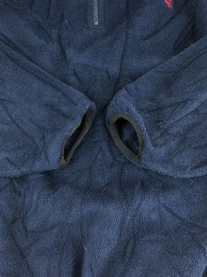 【現状渡し品】【メンズ】 NAUTICA ノーティカ 90's HALF ZIP FLEECE JACKET 90年代 ハーフジップ フリースジャケット ライトアウター ヴィンテージ 146-230827-kk-02-tag サイズ：L カラー：ネイビー 万代Net店