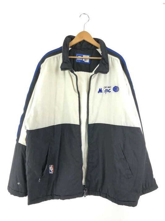 【ジャンク品】【メンズ】 STARTER スターター NBA OFFICIAL LICENSED PRODUCT ORLANDO MAGIC NYLON PUFFY JACKET NBA 中綿ジャケット 146-240122-kk-27-tag サイズ：XL カラー：ホワイト/ブラック 万代Net店