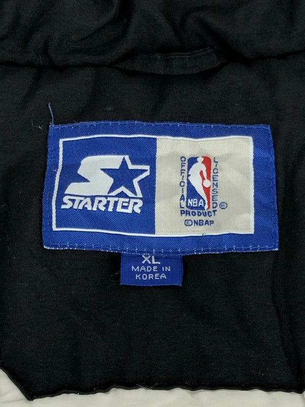 【ジャンク品】【メンズ】 STARTER スターター NBA OFFICIAL LICENSED PRODUCT ORLANDO MAGIC NYLON PUFFY JACKET NBA 中綿ジャケット 146-240122-kk-27-tag サイズ：XL カラー：ホワイト/ブラック 万代Net店