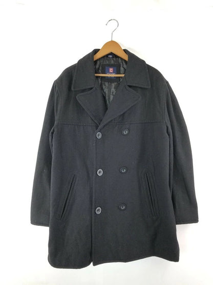 【中古品】【メンズ】 CHAPS チャップス EST.1978 MELTON PEA COAT メルトン Pコート アウター 146-240129-kk-16-tag サイズ：L カラー：ブラック 万代Net店