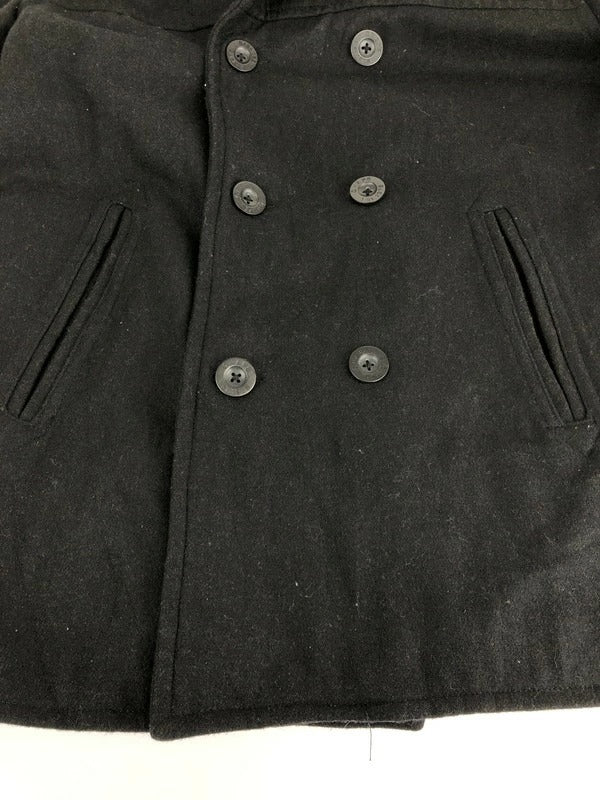 【中古品】【メンズ】 CHAPS チャップス EST.1978 MELTON PEA COAT メルトン Pコート アウター 146-240129-kk-16-tag サイズ：L カラー：ブラック 万代Net店