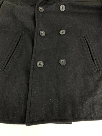 【中古品】【メンズ】 CHAPS チャップス EST.1978 MELTON PEA COAT メルトン Pコート アウター 146-240129-kk-16-tag サイズ：L カラー：ブラック 万代Net店