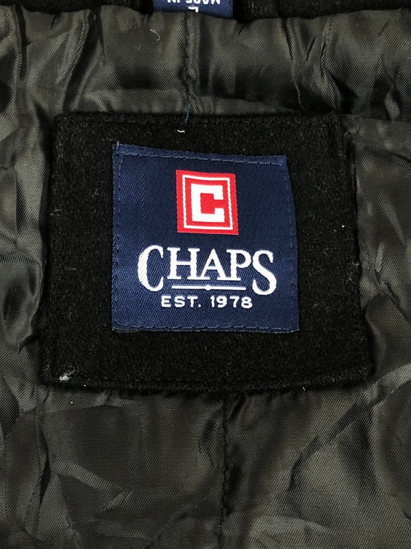 【中古品】【メンズ】 CHAPS チャップス EST.1978 MELTON PEA COAT メルトン Pコート アウター 146-240129-kk-16-tag サイズ：L カラー：ブラック 万代Net店
