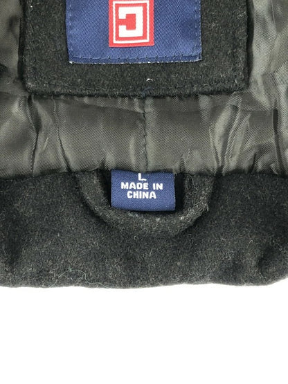 【中古品】【メンズ】 CHAPS チャップス EST.1978 MELTON PEA COAT メルトン Pコート アウター 146-240129-kk-16-tag サイズ：L カラー：ブラック 万代Net店