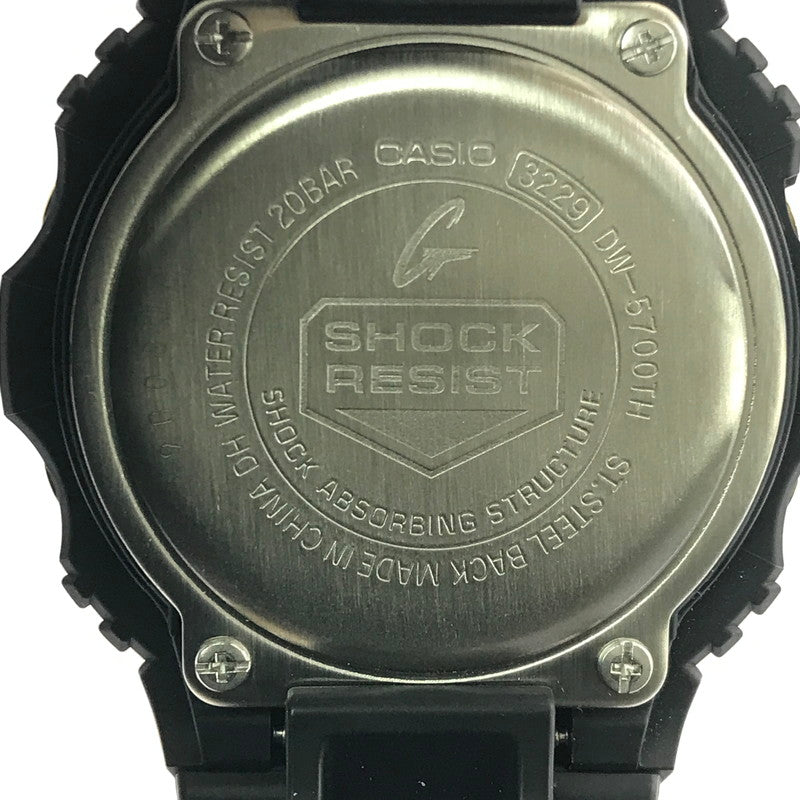 【中古美品】【メンズ】 G-SHOCK ジーショック DIGITAL 5700 SERIES DW-5700TH-1DR デジタル クォーツ 腕時計 196-260620-na-20-tagh カラー：ブラック 万代Net店