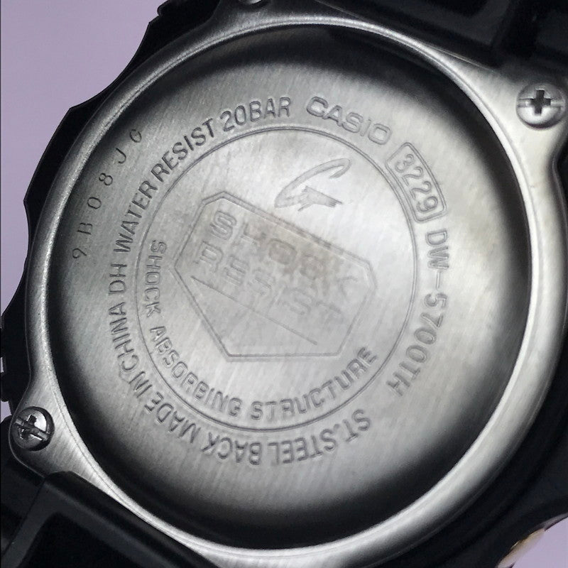 【中古美品】【メンズ】 G-SHOCK ジーショック DIGITAL 5700 SERIES DW-5700TH-1DR デジタル クォーツ 腕時計 196-260620-na-20-tagh カラー：ブラック 万代Net店